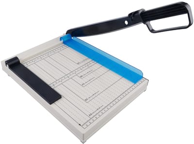 Dailygoody - Papiersnijder A4 - Hefboomsnijder - Veiligheidsbescherming - 16 vellen snijcapaciteit - Snijmachine papier - Geschikt voor huis, school,