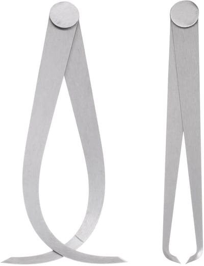 Dailygoods- Schuifmaat 15,24 cm - Roestvrij Staal - Nauwkeurige Metingen - Buitendiameter - Binnendiameter - Duurzaam Ontwerp