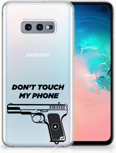 Samsung Galaxy S10e Silicone-hoesje Pistol DTMP