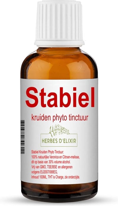 Herbes D'elixir Stabiel kruiden tinctuur - Fyto tinctuur - Natuurlijk - Ondersteunt de overgang - Makkelijk in gebruik