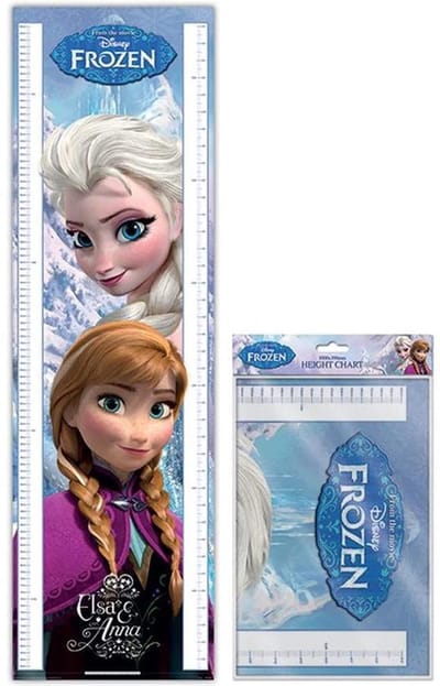Meashop Poster - Groeimeter- Frozen - 100 X 30 Cm - Multicolor
