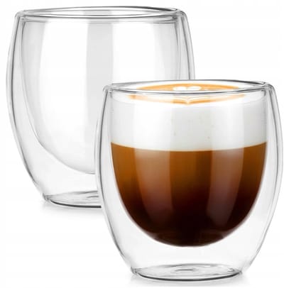 Dubbelwandige Thermische Glazen 250ml - Set van 2