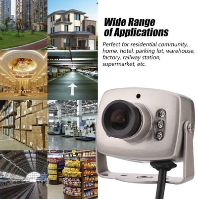 Dailygoody - Mini CCTV Camera - Nachtzicht en Audiofunctie - Compact formaat - Veiligheidscamera - Bewakingscamera met audio - Geschikt voor binnen - .