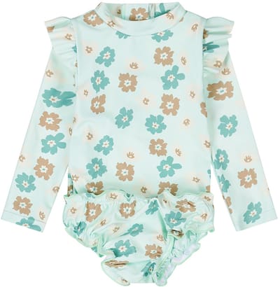 Dirkje Meisjes Zwempak - Light aqua