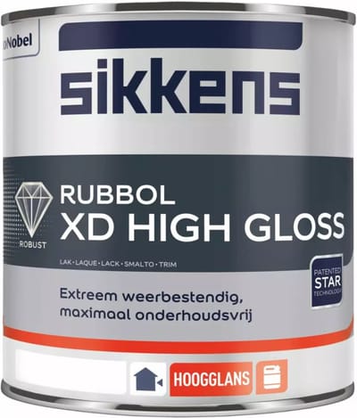Sikkens Rubbol XD High Gloss - 1L - RAL 7021 | Zwartgrijs