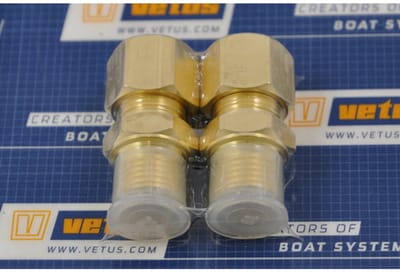 Vetus aansluitnippelset 10mm recht