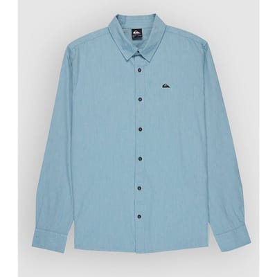 Quiksilver Mw Premium Stretch Overhemd Met Lange Mouwen Blauw L Man