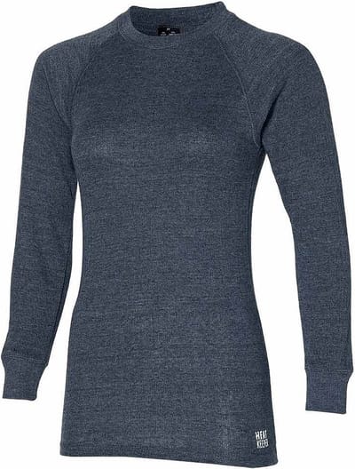 Heatkeeper - Thermoshirt dames - Antraciet melange - XL - 1-Stuk - Thermo shirt dames lange mouw