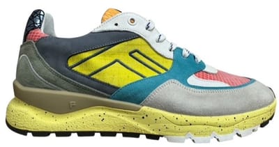 Floris van Bommel - DE TREENER 06.03 - Lage sneakersVrije tijdsschoenenHeren sneakers - Kleur: Geel - Maat: 46