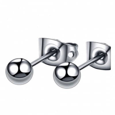 Oorknopje- Stainless steel