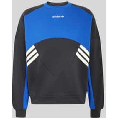 relaxed fit sweatshirt van katoenmix