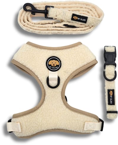 By Ollies Wandelset honden - Teddy Cream - Maat S - Wandelen