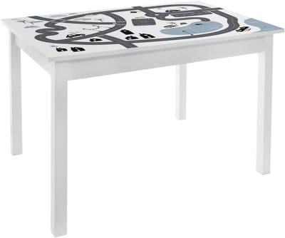 Houten Kinderkamer Tafeltje - Wit - 48 cm Hoog