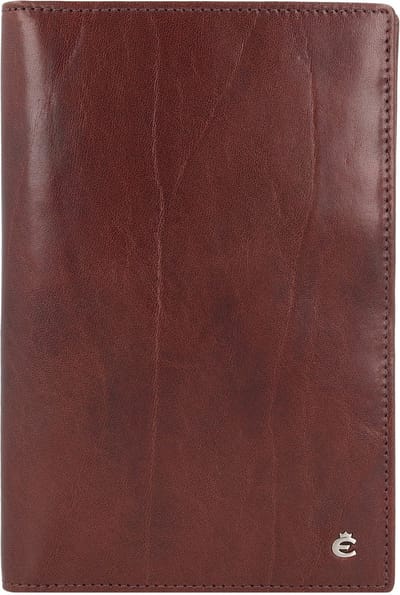 Esquire Toscana Paspoortkoffer RFID Leer 12 cm - coffee