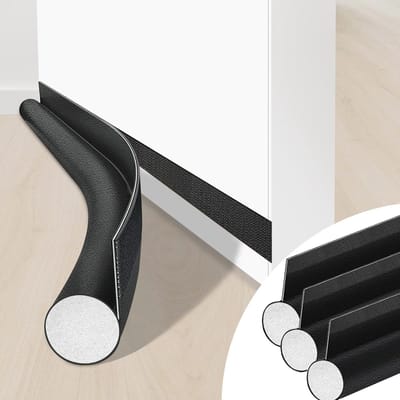 Deurbodems Afdichting 3 Stuks | 96 x 5 cm | Zelfklevende Weerstrip Tegen Tocht en Geluid