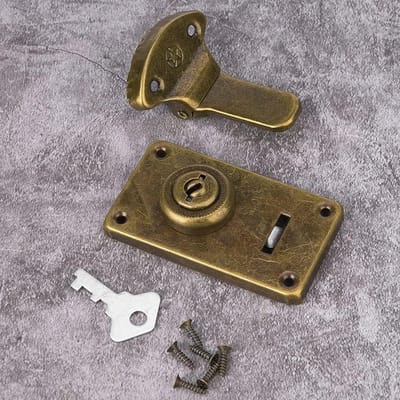 Duurzame Koffer Sluiting, 2 Stuks IJzeren Hasp voor Meubels, Sieradenbox en Decoratieve Dozen, 2.9 x 1.6 inch, Perfect voor Klussen en Creatieve Projecten
