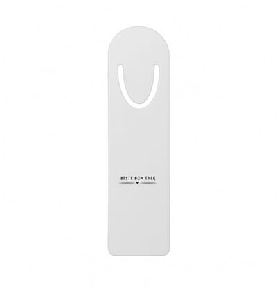 Hacebo® - Beste oom ever metalen boekenlegger - Oom - uncle - leuk cadeau voor je oom Bladwijzer boekenleggers - 12.7 cm x 3.2cm