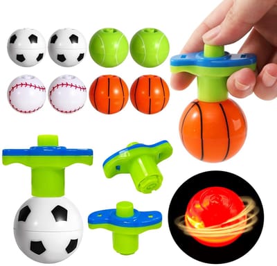 Dailygoods- Tol 8-delig - Sportthema's - Gyroscoop met handgrepen