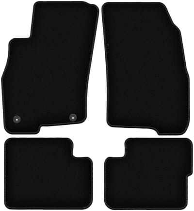 BASIC zwarte veloursmatten voor: Fiat Grande Punto hatchback (2005-2009)