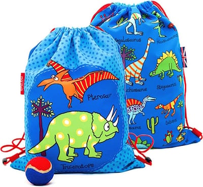 Dino Dinosaurus sporttas zwemtas trekkoord tas (activity bag) - Tyrrell Katz