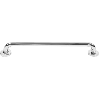 Barre d'appui de sécurité en acier inoxydable de 50 cm d'épaisseur pour baignoire, douche, toilettes blanc