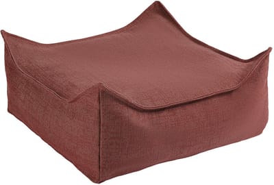 Wigiwama Outdoor Square Ottoman / Poef - 60x60x20cm - Pomegranate