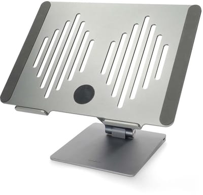 Nedis Notebookstandaard - USB Gevoed - 17 " - Opvouwbaar - Micro SD kaartslot / SD kaartslot / 3x USB A Female - USB-C Female / 1x HDMI Output