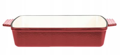 GSW gietijzeren bakvorm, 30 x 21 cm (rood)