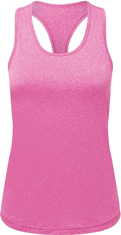 TriDri Women´s Recycled Performance Slim Racer Back Vest TR527 - Pink Melange - XS