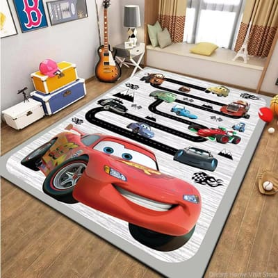 Dynamisch McQueen Racebaan Tapijt Tapijt voor Woonkamer Decor Slaapkamer Vrije Tijd Zachte Gebiedsmatten Bedmat Welkomstmat 40x60cm