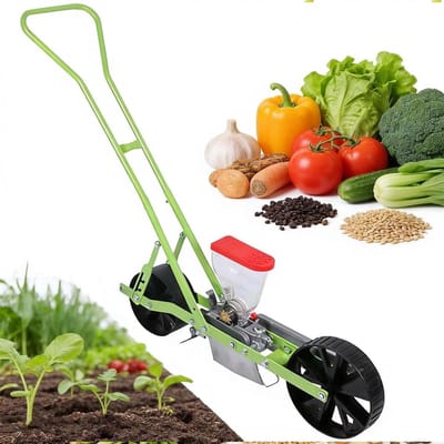Tuinzaaimachine - Groenteplanter - Precies Zaaien - Verstelbare Rijafstand - 90 cm Lengte - Metaal