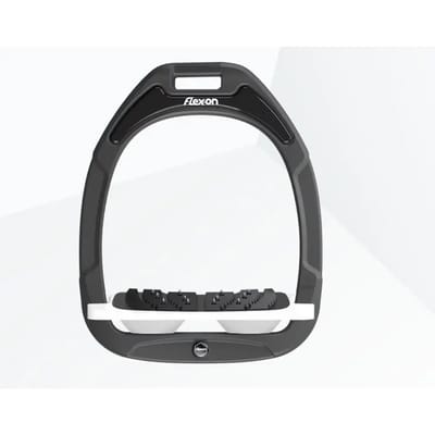 Ultra Grip Inclinatie Stirrup Antraciet/Wit/Wit Flex-On Green Composite