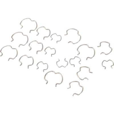 18 pièces Clips de retenue de connecteur de transmission 800 801 Clips de conduite de refroidisseur de transmission 3 tailles différentes 3/8 po 1/2 po 5/8 po white
