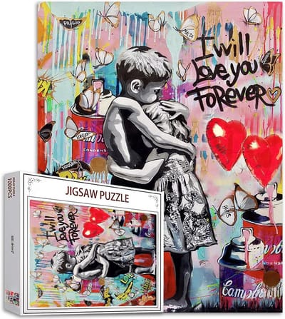 Moderne Puzzels - Kleurrijke Legpuzzels - Familie Activiteit - 1000 Stukjes - 70 x 50 cm - Artwork-10