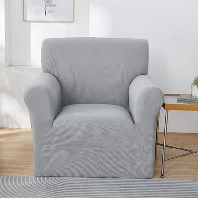Housse de Canapé Simple Housse Complète Housse de Canapé Paresseux Housse Complète Housse de Coussin de Canapé Universelle Quatre Saisons Housse Élastique Ensemble Tissu (within 145-185cm)