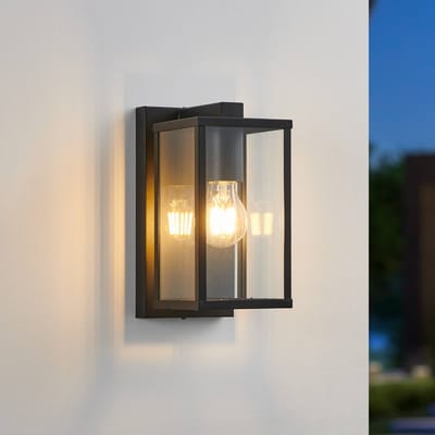 EGLO Budrone Wandlamp Buiten - E27 - 27 cm - Zwart