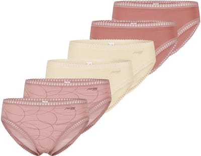 sloggi Dames slip / onderbroek 6 pack GO Crush