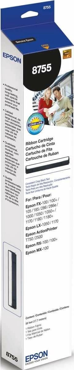 Original Dot Matrix Tape Epson SIDM 8755 Nylon Black
