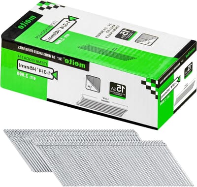 Afwerkingsnagels - Spijkers voor nagelpistool - Houtbewerking en afwerking - Gegalvaniseerd met roestbestendigheid - 2000 stuks 45 mm - Zilver
