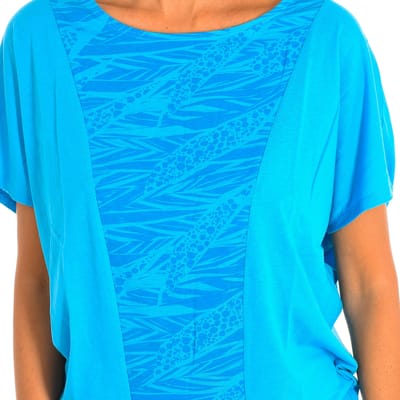 Dames-T-shirt met korte mouwen en ronde hals Z1T00685