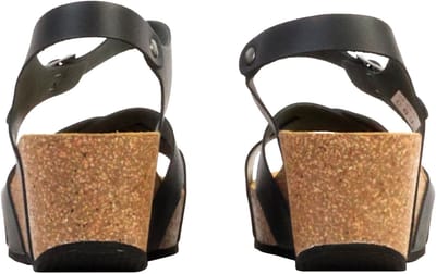 Leren sandalen met sleehak van Noga Ety Edge