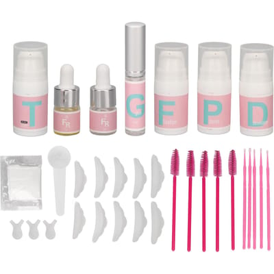 2 in 1 Lash Brow Lift Tint Kit Professioneel Compleet Mild Lash Wimperverf Lift Kit 37ml Vloeibaar zwart
