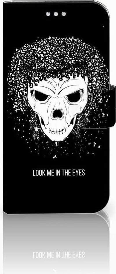 Telefoonhoesje met Naam Samsung Galaxy S7 Skull Hair