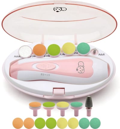 SCH® Elektrische nagelvijl baby - Nagelvijl Baby - Elektrische Nagelvijl - Roze- 13cm x 5cm x 3cm