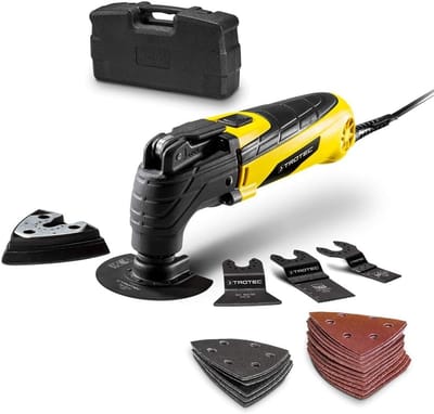 Multitool 300W met Accessoires en Snelspansysteem voor Slijpen, Schaven, Zagen en Scheiden