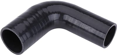 Dailygoods- Intercooler Slang Siliconen - EGR Slang - Turbo Boost Pijp - Zwart - Wanddikte 5 mm - Totale lengte 24 cm