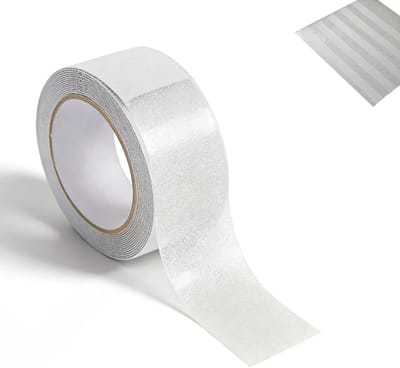 Stevige antislipband, geschikt voor trappen, treden en vloeren, duurzame transparante sticker (5 cm × 5 m)
