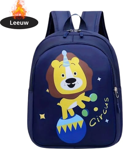 Livano Kinder Rugzak - Jongen - Meisje - Schooltas - Backpack - Leeuw