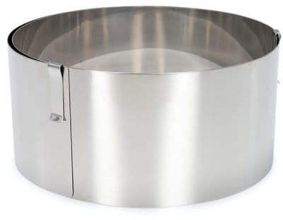 Patisse Taartring Verstelbaar 18-30 Cm Rvs Zilver