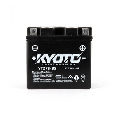 SLA Kyoto-accu voor Honda 150 SH IE 4T LC Euro4 2019 tot 2020 YTZ7S-BS SLA / 12V 6Ah nieuw
